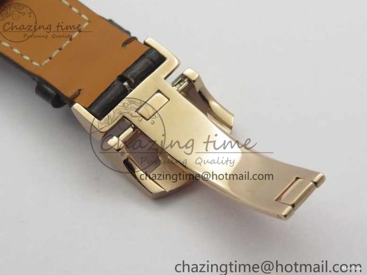 MIROTIME 0409 Compact Portugieser Perpetual Calendar IW503302 RG V9F 1:1 Best Edition White Dial on Brown Leather Strap A 7113